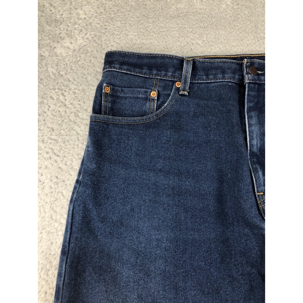 Levi's 517 Jeans Mens 37x28 (Tag 38x29) Blue Bootcut Denim High Rise - Picture 3 of 16
